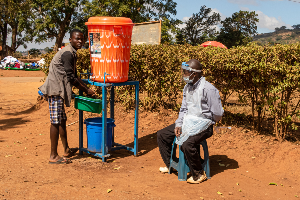 Handwashing station
