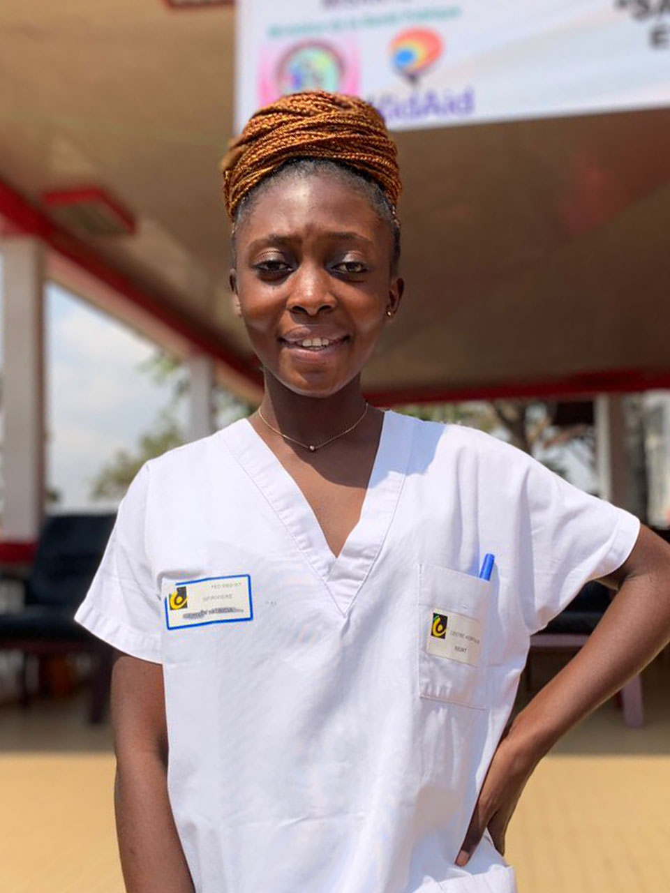 Photo of Nyanga Neola Anne, a nurse