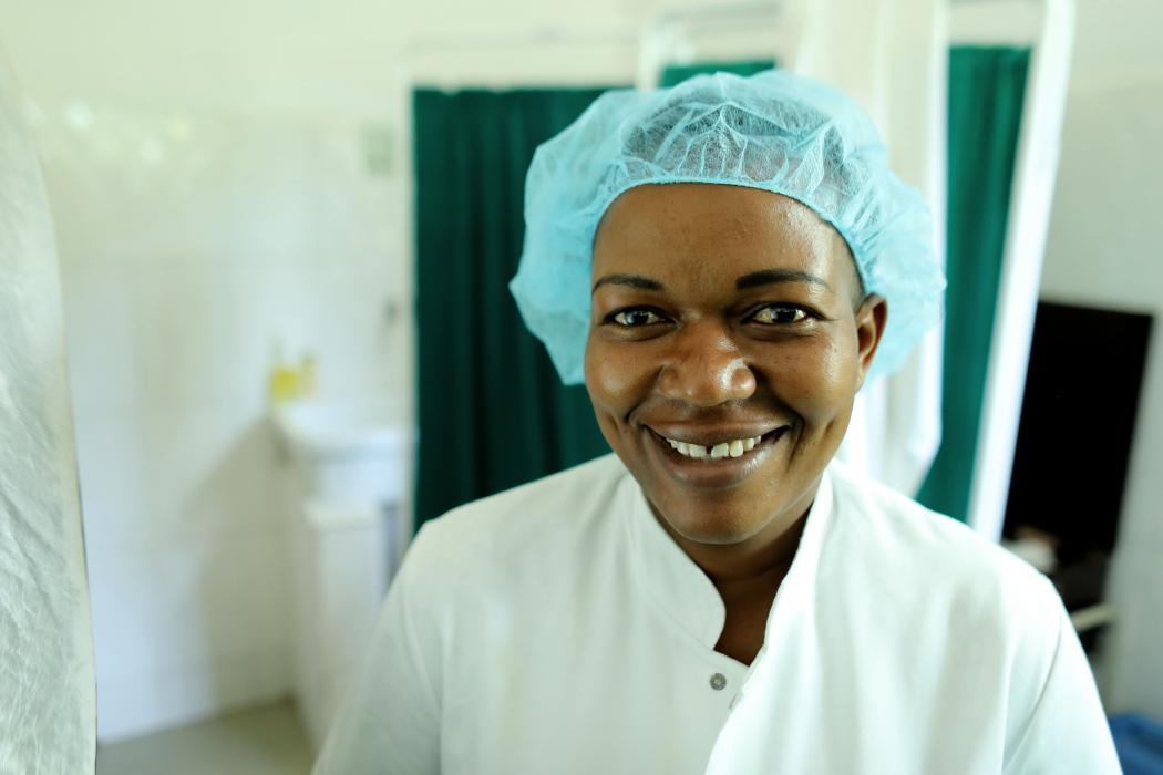 Imelda Ngonyani is a skilled nurse in Tanzania. Photo by Josh Estey for IntraHealth International.
