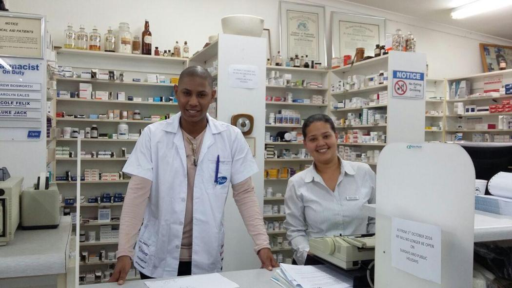 Nelson Mandela Metropolitan University is piloting the training of pharmacy technicians, a new cadre of pharmacy support personnel designed to improve equitable access to healthcare for all in the wake of South Africa’s introduction of national health insurance. Photo courtesy American International Health Alliance.