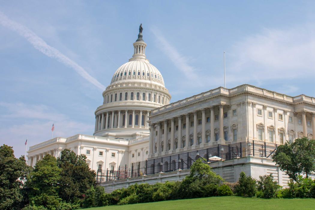 Outside of the Capitol Building in Washington, DC. Photo by Jessica Turner for IntraHealth International.