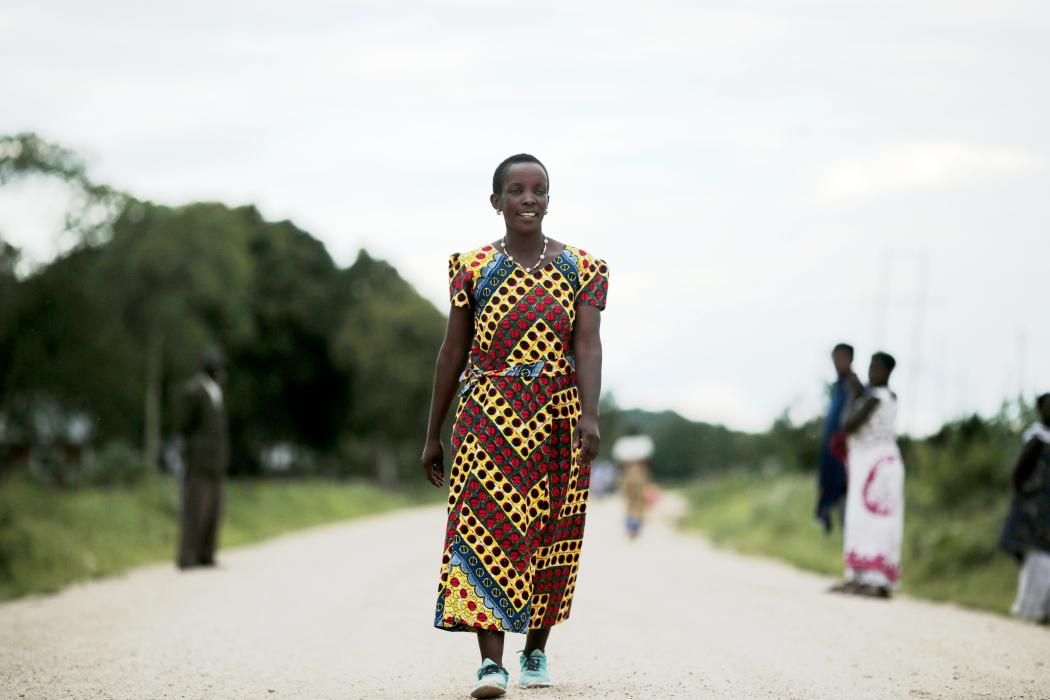 In 2009, Nanzula Jagaja had 11 clients with tuberculosis. Now she has more than 40. Photo by Josh Estey for IntraHealth International.