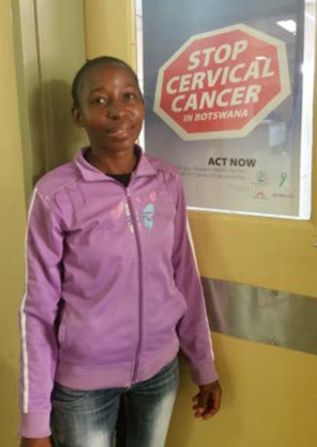 Ndiaye, 34, a “see and treat” client at the Donga Health Clinic in Francistown, Botswana. Photo courtesy of Jhpiego/Botswana.