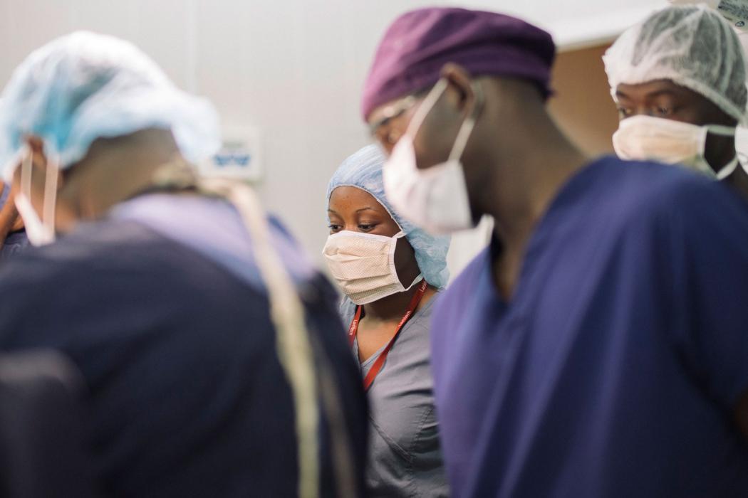 Photo of health workers in Mali by Nana Kofi Acquah for IntraHealth International. IntraHealth leads the secretariat for the Frontline Health Workers Coalition.