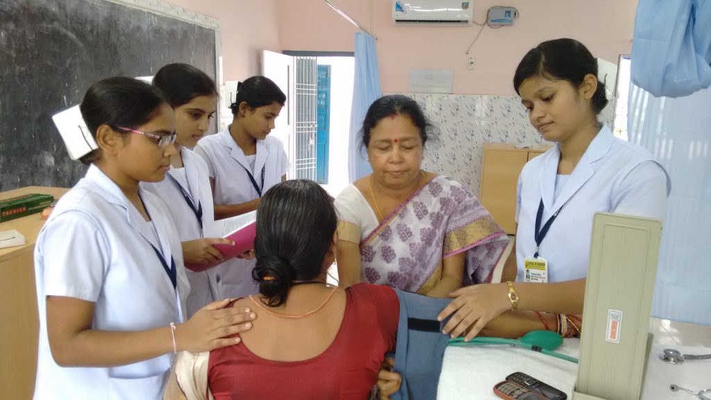Dibyashree Behara at nursing school. 
